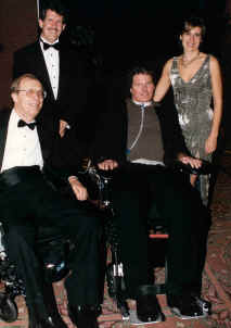 Laurance Johnston with Christopher & Dana Reeve 